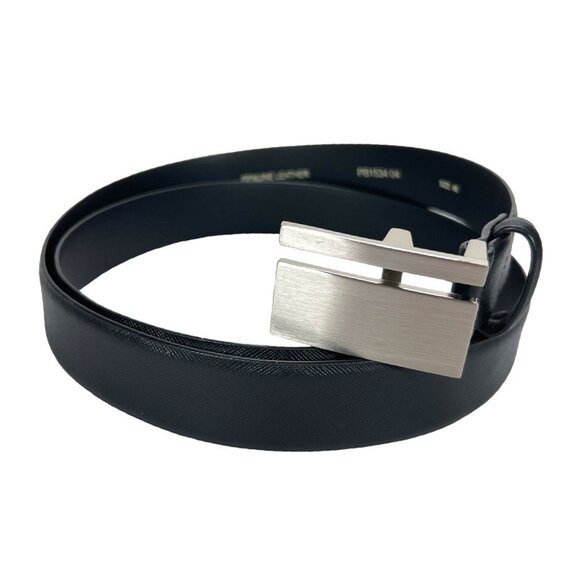 Leather Belt Men's Metal Pin Buckle - Picture 6 of 10